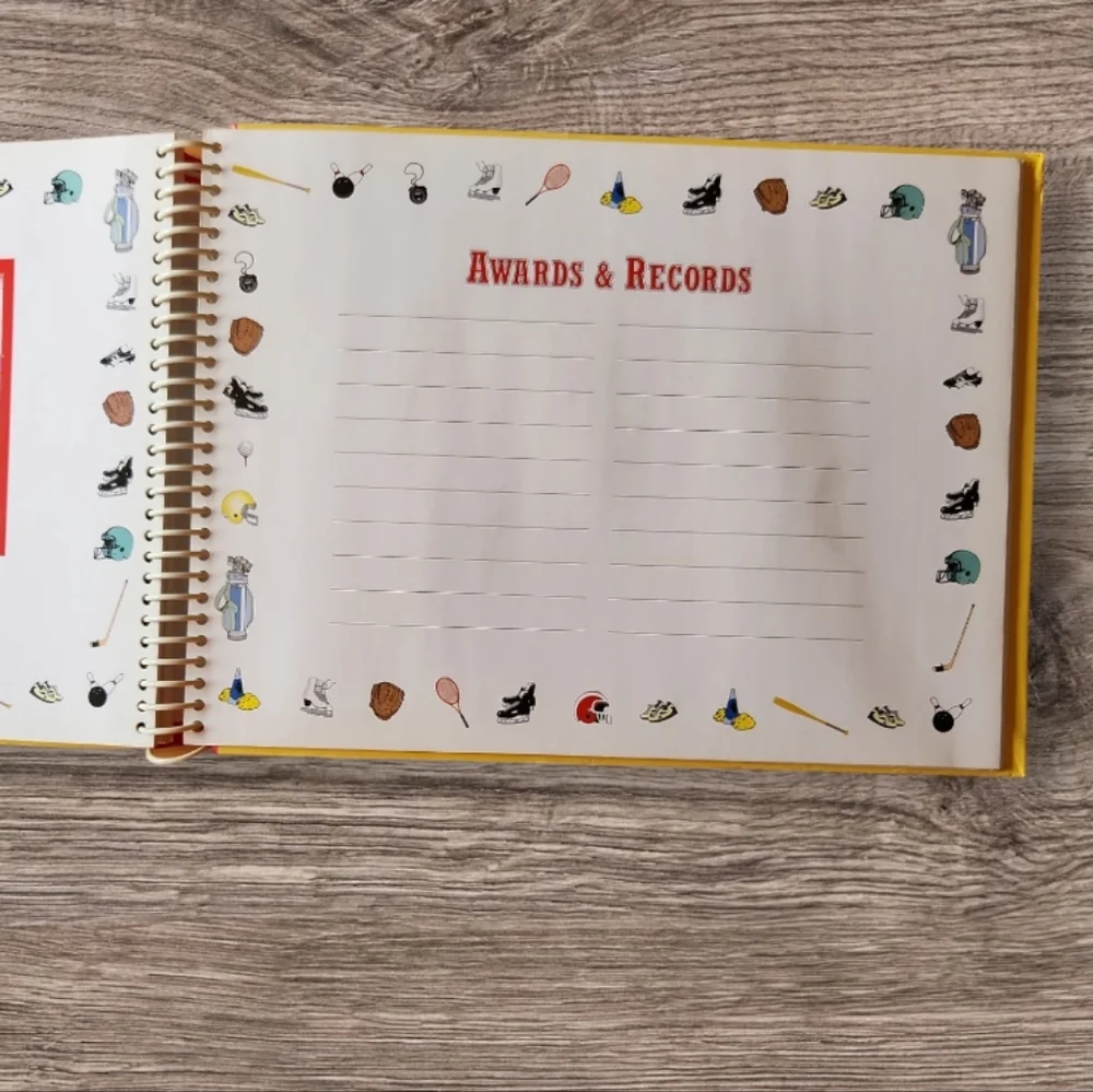 New Seasons Sports Photo Memory Keeper Album for Kids w/pockets